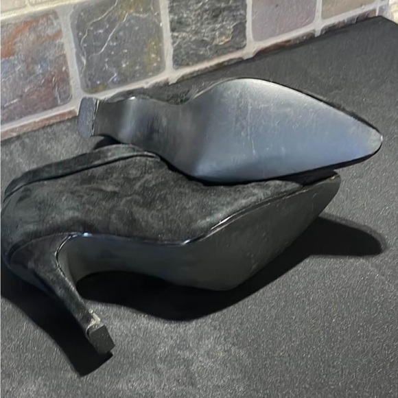 EC Colin Stewart black suede ankle boots size 7 only worn a few times - Picture 4 of 8